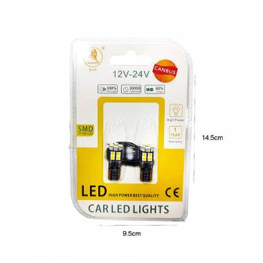 EJC Λάμπες Αυτοκινήτου Canbus 3030-12LED 12v 2τμχ ψυχρό φως - LED light
