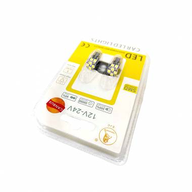 EJC Λάμπες Αυτοκινήτου Canbus 3030-12LED 12v 2τμχ ψυχρό φως - LED light