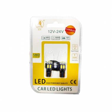 EJC Λάμπες Αυτοκινήτου Canbus 3030-12LED 12v 2τμχ ψυχρό φως - LED light
