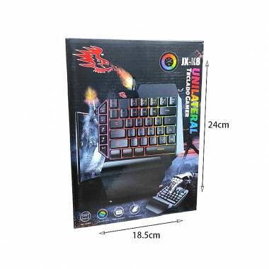 RGB Gaming KeyPad με διακόπτες και RGB φωτισμό JX-K8 - Unilateral Teclado Gamer