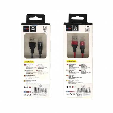 ANDOWL QY-W083 καλώδιο USB 2.4A 1m - USB cable