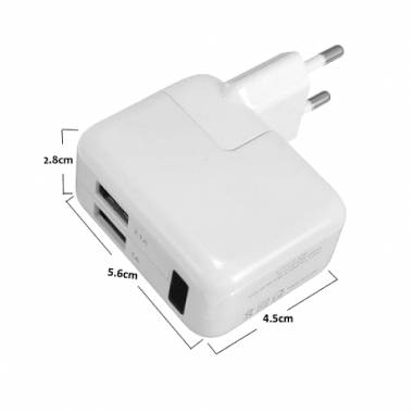 Φορτιστής 2 USB με Κρυφή Κάμερα 1080P - 2 USB charger