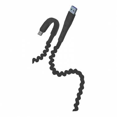 Καλώδιο φόρτισης micro USB ελαστικό 1.2m - Micro USB cable