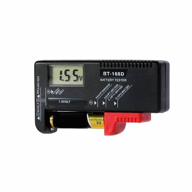 BT-168D Ψηφιακός μετρητής μπαταρίας Battery Tester με Πτυσσόμενη Υποδοχή