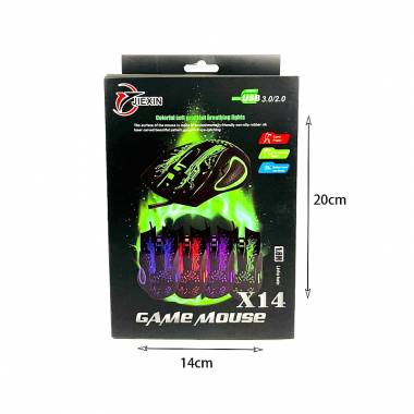 JIEXIN ενσύρματο ποντίκι X14 - Game Mouse JX-X14