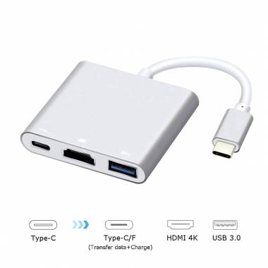 Andowl Type C to HDMI Αντάπτορας με πολλές Θύρες Q-308