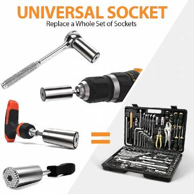 Πολυκαρυδάκι 1.4" - 3,4" / 7mm -13mm - Universal socket 1.4" - 3,4" / 7mm -13mm