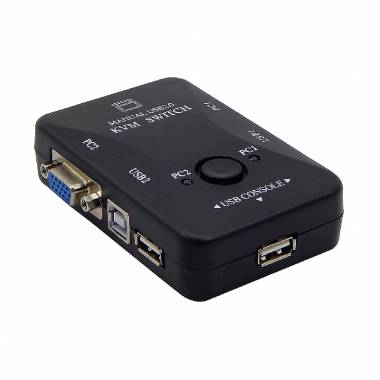 Επιλογέας vga 2xPC & Usb KVM21UA Kvm διακόπτης 2 θύρα Vga διακόπτης USB 2.0 Kvm ποντίκι switcher πληκτρολόγιο - Port USB Kvm switch