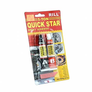Rill Σετ ισχυρές κόλλες - 5-Min quickstar epoxy adhesive