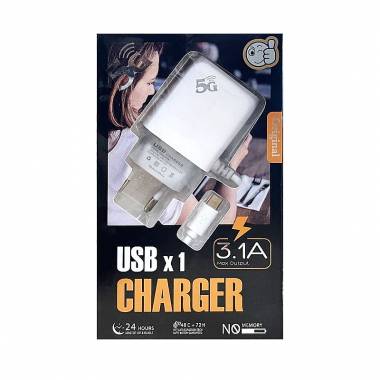 Φορτιστής USB 3.1A - USB cable