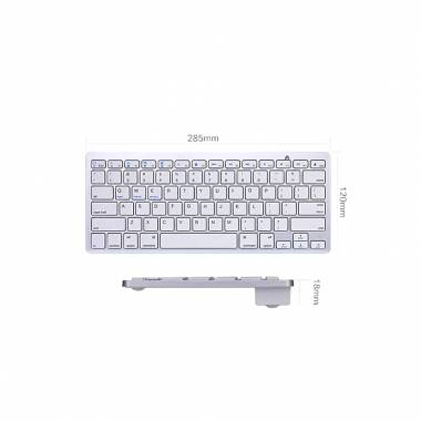 Yelandar Ασύρματο Πληκτρολόγιο YA-7200 - Bluetooth Wireless Keyboard