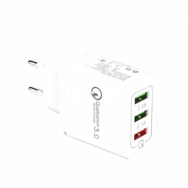 Qualcomm Φορτιστής 5.1A 3xUSB 3.0 – Fast Charger