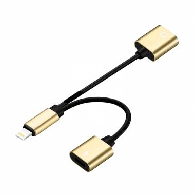 Αντάπτορας για IPHONE με υποδοχές type C - Double IP socket adapter