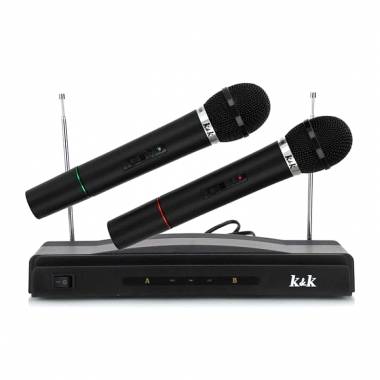 K&K Ασύρματο μικρόφωνο και δέκτης AT-306 - K&K Wireless microphone and receiver AT-306