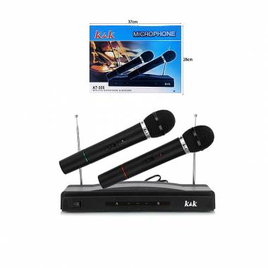 K&K Ασύρματο μικρόφωνο και δέκτης AT-306 - K&K Wireless microphone and receiver AT-306