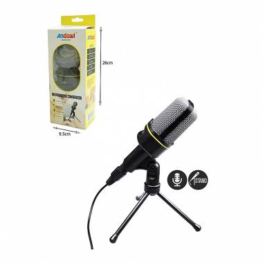 Andowl Μικρόφωνο 3.5mm QY-920 Επιτραπέζιο Φωνής - Microphone condenser
