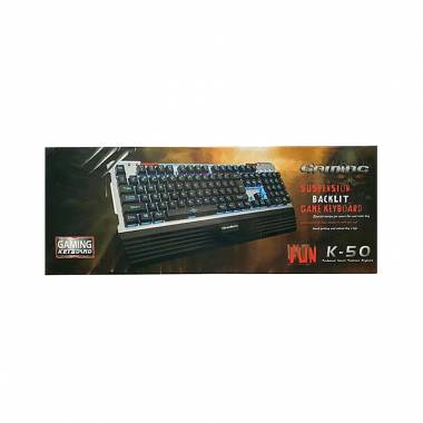 Gaming Πληκτρολόγιο K-50 με Φωτιζόμενα Πλήκτρα - Mechanical Keyboard