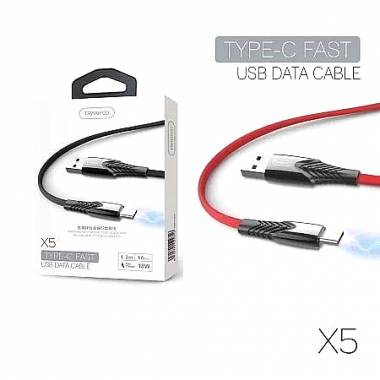 TRANYOO Καλώδιο δεδομένων type-C 5A 1m X5-C - Fast charger cable