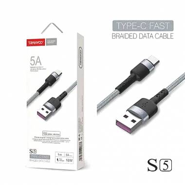 Tranyoo Καλώδιο δεδομένων type-C 5A 1m 18W T-S5C – Fast charger cable
