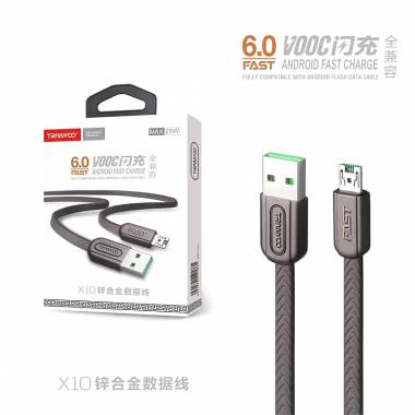 Tranyoo Καλώδιο Γρήγορης Φόρτισης Android 25W X10 - Android Fast Charger Cable