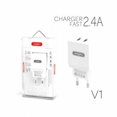 TRANYOO 5V γρήγορος φορτιστής 2USB 2.4A V1 – Fast charger