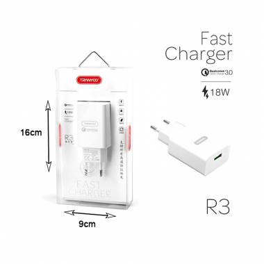 TRANYOO 18W γρήγορος φορτιστής QC3.0 R3 – Fast charger