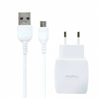 TRANYOO 5V γρήγορος φορτιστής 2USB 2.4A V14 – Fast charger