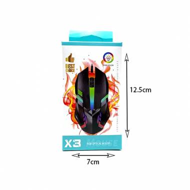 Ασύρματο ποντίκι RGB X3 - RGB Wireless optical mouse