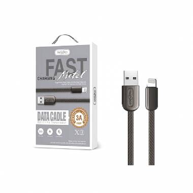 Tranyoo Καλώδιο δεδομένων lighting IOS 18W 3A 1m X9-l - Flat USB to Lightning Cable