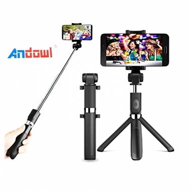 Andowl Q-LH8 Selfie Stick Τρίποδο Κινητού με Bluetooth - Selfie Stick Tripod
