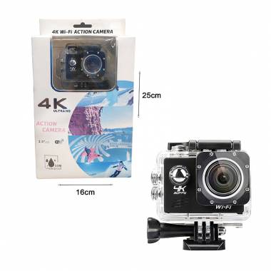 Action Camera 4K Ultra HD WIFI 2.0"LCD 30m Waterproof