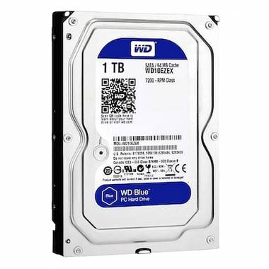 WD Blue Σκληρός Δίσκος 3.5" 1TB, 64MB Cache, 7200RPM, Sata3 6Gb/s - WD Blue HDD 1TB