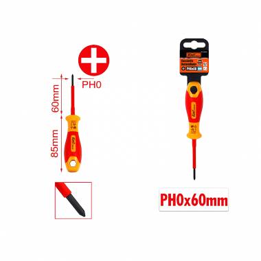 KMT Κατσαβίδι PH0x60mm - Screwdriver