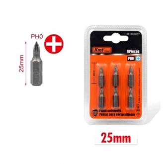 KMT Μύτες κατσαβιδιού PH0 -Bits Long For Screwdriver