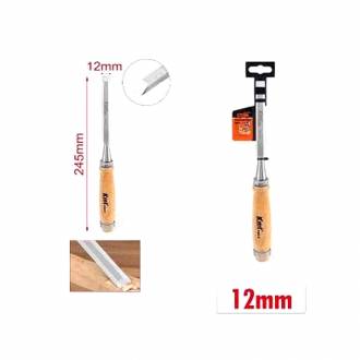 KMT Σκαρπέλα Με Ξύλινη Λαβή 12mm- Chisel