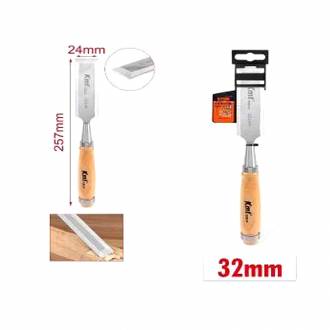 KMT Σκαρπέλα Με Ξύλινη Λαβή 24mm- Chisel