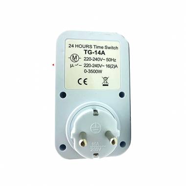24ώρος αναλογικός χρονοδιακόπτης 3500W TG-14A - Programme timer