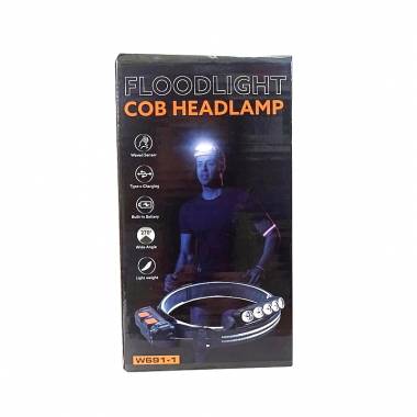 Φακός κεφαλής με αισθητήρα κίνησης W691-1 W690-1 - Floodlight Cob Headlamp
