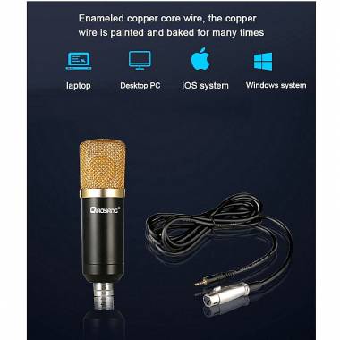 Qiaoyang επαγγελματικό σέτ μικροφώνου QA-T595 - Qiaoyang Professional microphone recording equipement QA-T595