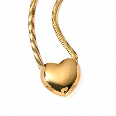 Γυναικείο Ατσάλινο Κολιέ Με Καρδιά – Women’s Steel Necklace