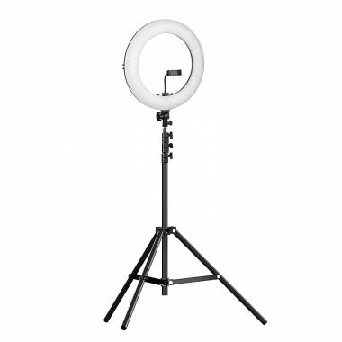 Ring Light LED USB με Τρίποδο Δαπέδου και Βάση για Κινητό 10" - Ring Lamp Light
