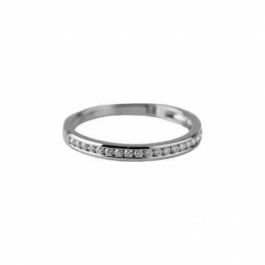 Γυναικείο Ατσάλινο Δαχτυλίδι Με Στρας - Woman's Steel Ring