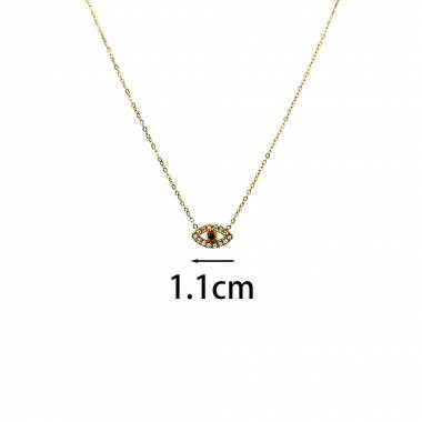 Γυναικείο Ατσάλινο Κολιέ Με Ματάκι – Women’s Steel Necklace