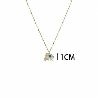 Γυναικείο Ατσάλινο Κολιέ Με Ματάκι – Women’s Steel Necklace