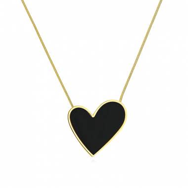 Γυναικείο Ατσάλινο Κολιέ Με Καρδιά – Women’s Steel Necklace
