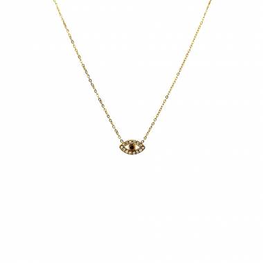 Γυναικείο Ατσάλινο Κολιέ Με Ματάκι – Women’s Steel Necklace
