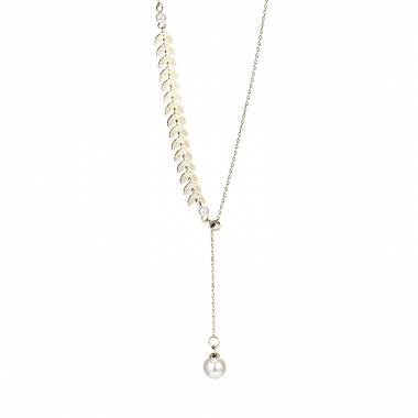 Γυναικείο Ατσάλινο Κολιέ Με Πέρλες – Women’s Steel Necklace