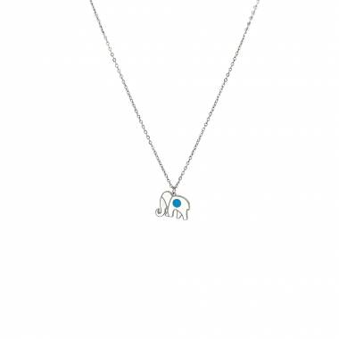 Γυναικείο Ατσάλινο Κολιέ Με Ματάκι – Women’s Steel Necklace