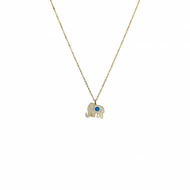 Γυναικείο Ατσάλινο Κολιέ Με Ματάκι – Women’s Steel Necklace