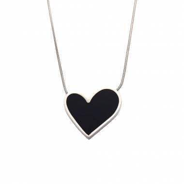 Γυναικείο Ατσάλινο Κολιέ Με Καρδιά – Women’s Steel Necklace